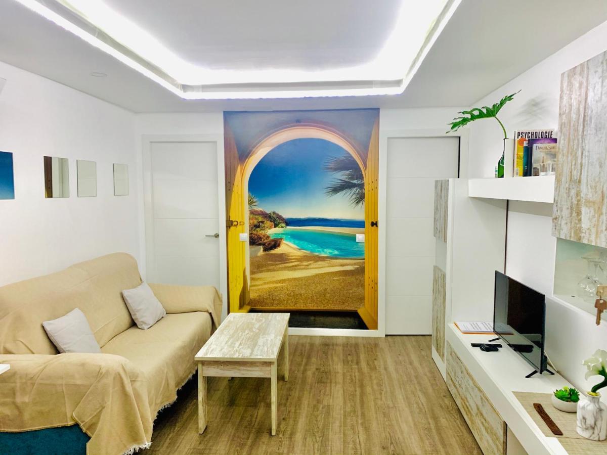 Apartamento Moderno Tipo Semisotano En Playa Las Canteras Con Wifi Las Palmas de Gran Canaria Esterno foto